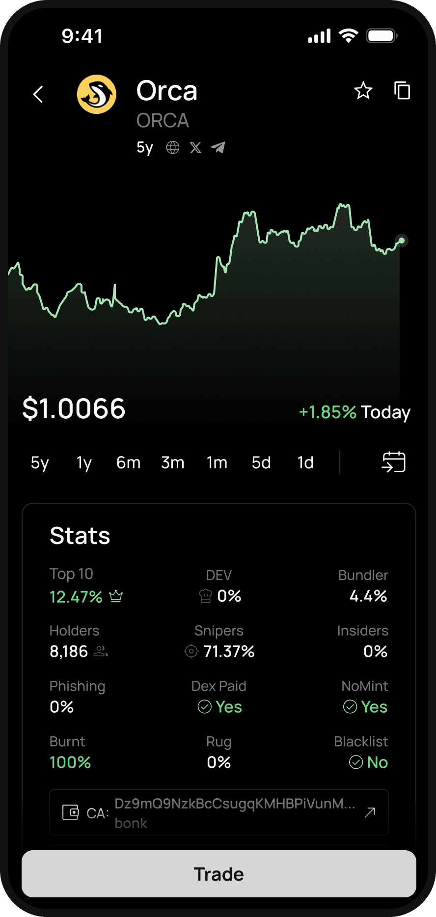 Mobile app preview